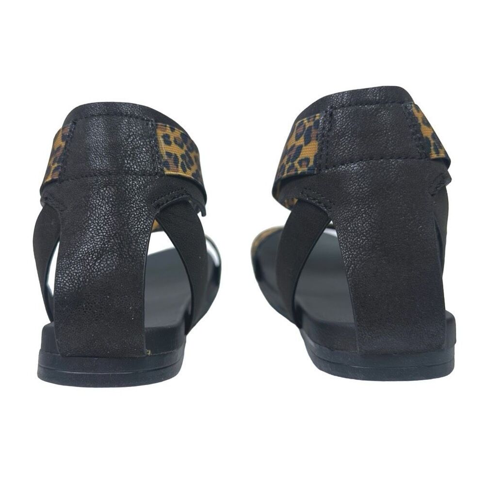 MIA Lydya Leopard Print Elastic Strap Sandals - S… - image 6
